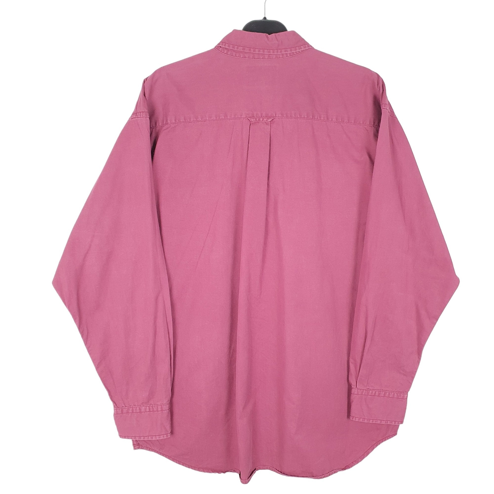 LEE Burgundy Shirt Heavy Long Sleeve Casual Cotton Mens L image 3