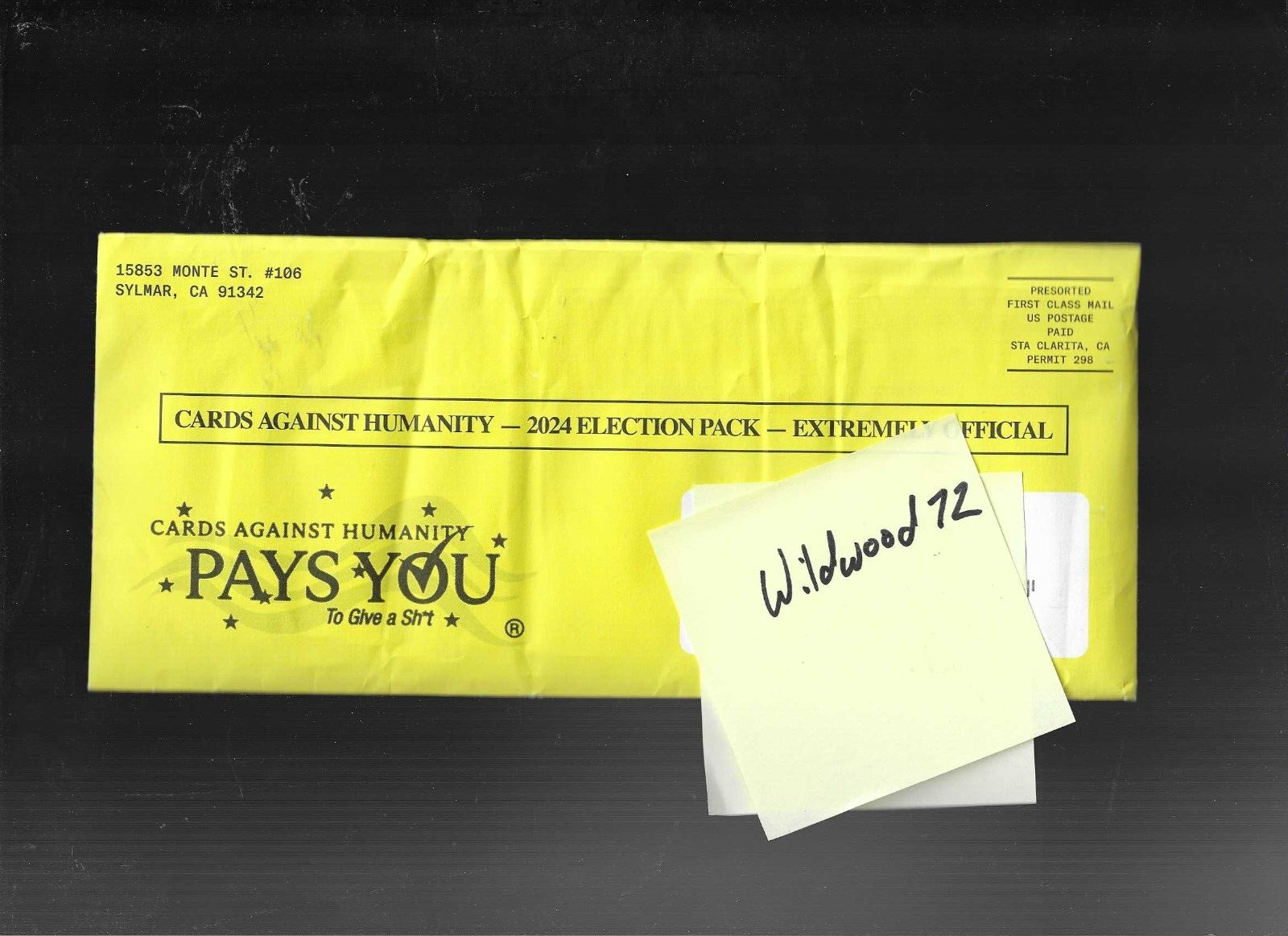 Cards Against Humanity 2024 Election Pack - Extremely Official NEW / Unopened