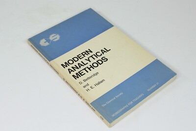 MODERN ANALYTICAL METHODS by D Betteridge and H E Hallam 1972 1st Printing