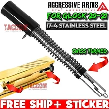 AGGRESSIVE ARMS SWISS TURNED 17-4 STAINLESS STRIKER ASSEMBLY FOR GL0CK 20 21