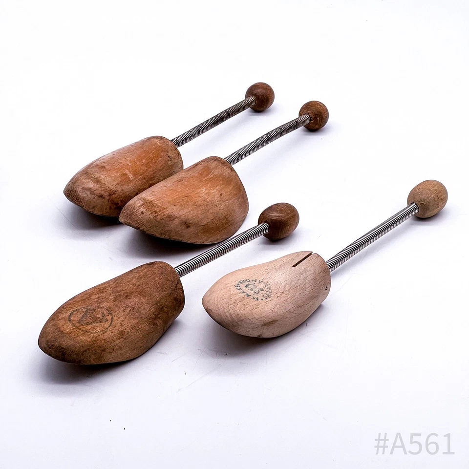 4x Vintage Schuhspanner aus Holz u.a. Marke Salamander Größe 37/38 - Bild 2 von 4