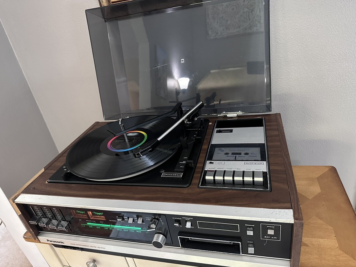 Panasonic Turntable Player Cassette 8 Track Radio | RS-876S
