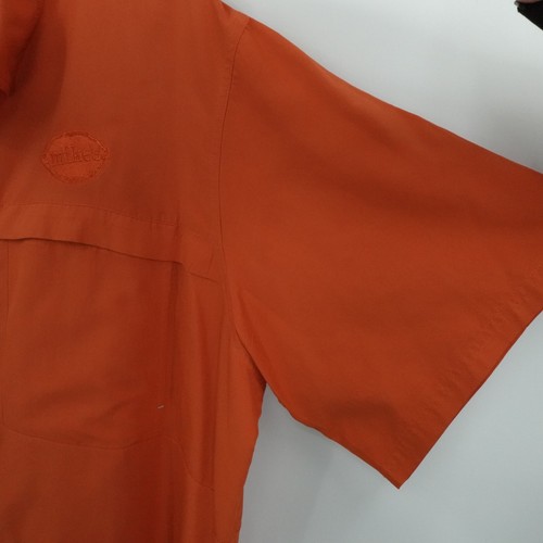 Game Guard Outdoors Shirt Mens XXXL Orange Fishing Vented Embroidered Mikes Hard - Picture 7 of 14