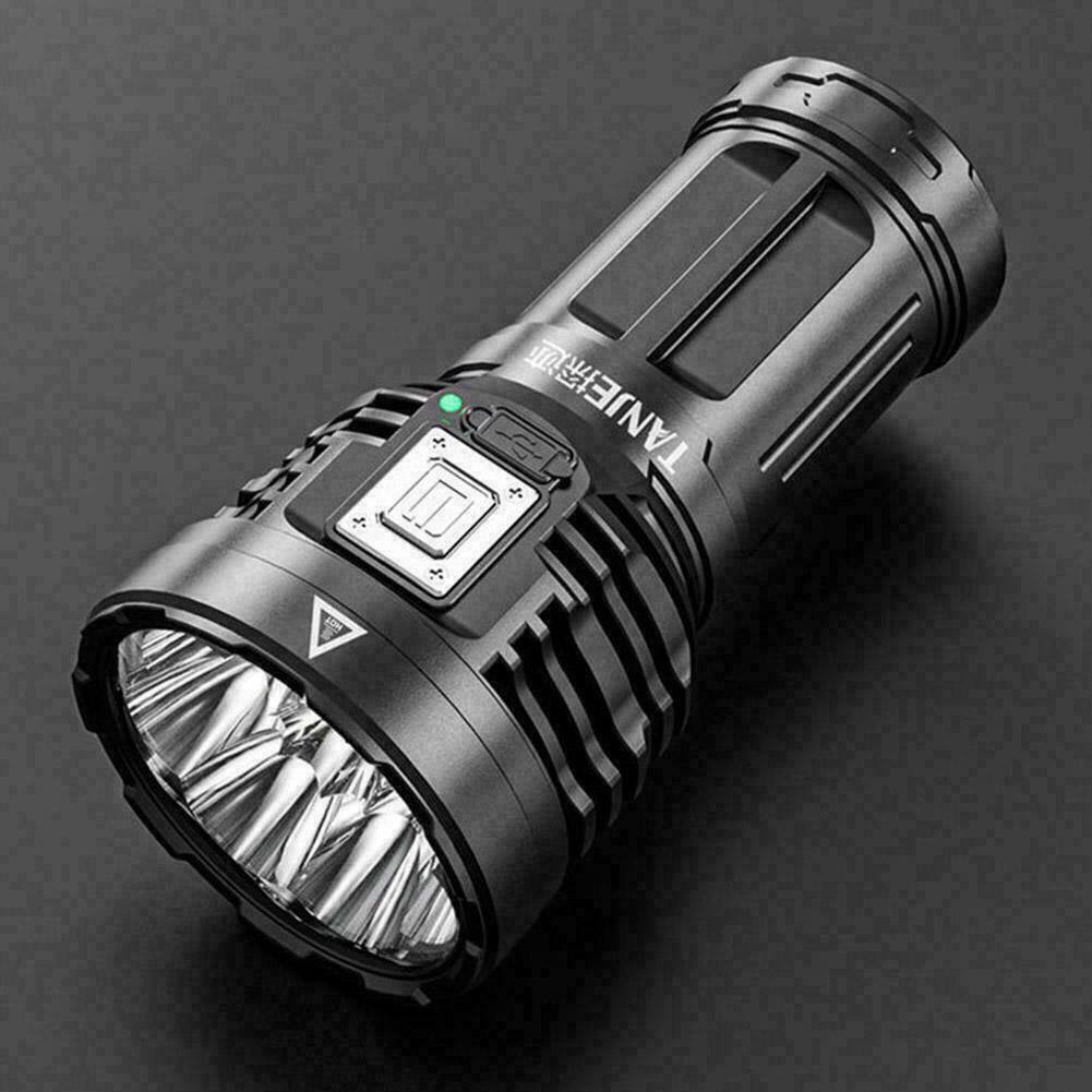 Super Bright 12000000LM Torch 8 LED Flashlight USB Rechargeable Tactical - Picture 3 of 10