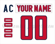 Windsor Spitfires Customized Number Kit For 2021-Present Home Uniform