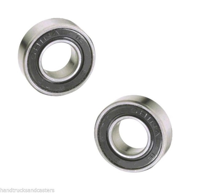 [2] Stainless Steel Precision Sealed Ball Bearing 17mm ID x 40mm OD