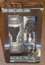 2012 McFarlane Toys Halo 4 UNSC CRYOTUBE With Master Chief Figure New In The Box
