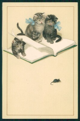Gatto Cat Katze Dondorf serie 309 postcard TC3449 | eBay