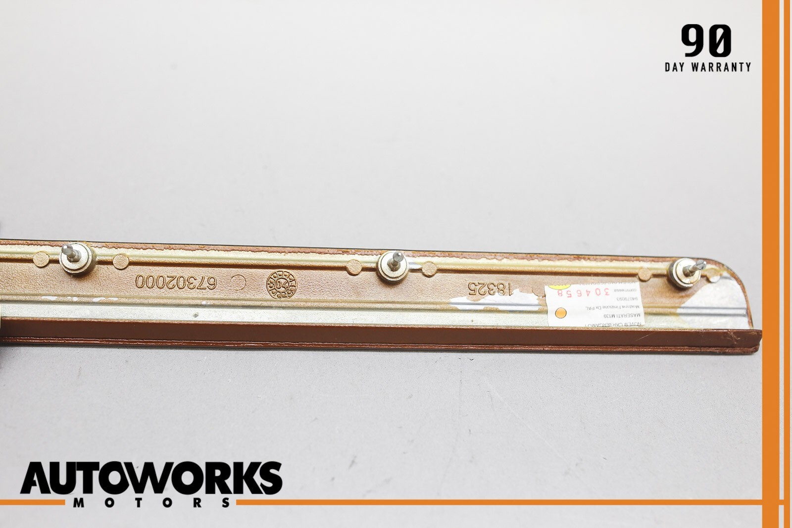 03-08 Maserati Quattroporte M139 Right Side Dash Dashboard Panel Trim Wood OEM
