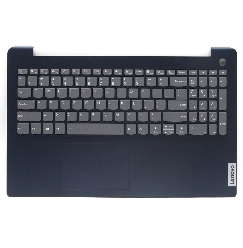 New Blue 5CB1B60432 Palmrest Keyboard  For Lenovo IdeaPad 3-15ALC6 82KU W/FPR