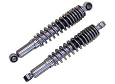 Honda CD250U rear shocks shock absorbers (1988-1994) pair 325mm pin/pin chrome