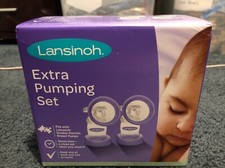 Sealed Lansinoh Extra Pumping Set Compatible with Double Electric Breast Pump