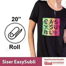 Siser EasySubli™ 20" Roll For T-Shirts **FREE SHIPPING**