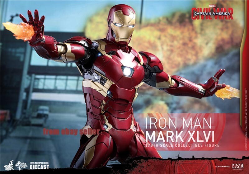 Hot Toys MMS353-D16 Marvel 1/6 Scale Iron Man Mark XLVI Action