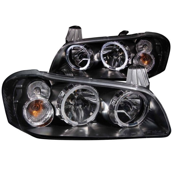Anzo Halogen Black Clear Crystal Lens Headlights For 2002 Anzo Halogen Black Clear Crystal Lens Headlights For 2002