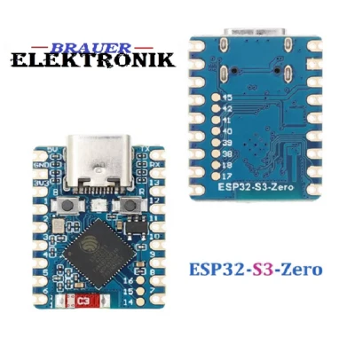 ESP32-S3 Super Mini | WIFI| BLE |4MB Flash |2MB PSRAM | Tasmota, Arduino | USB-C