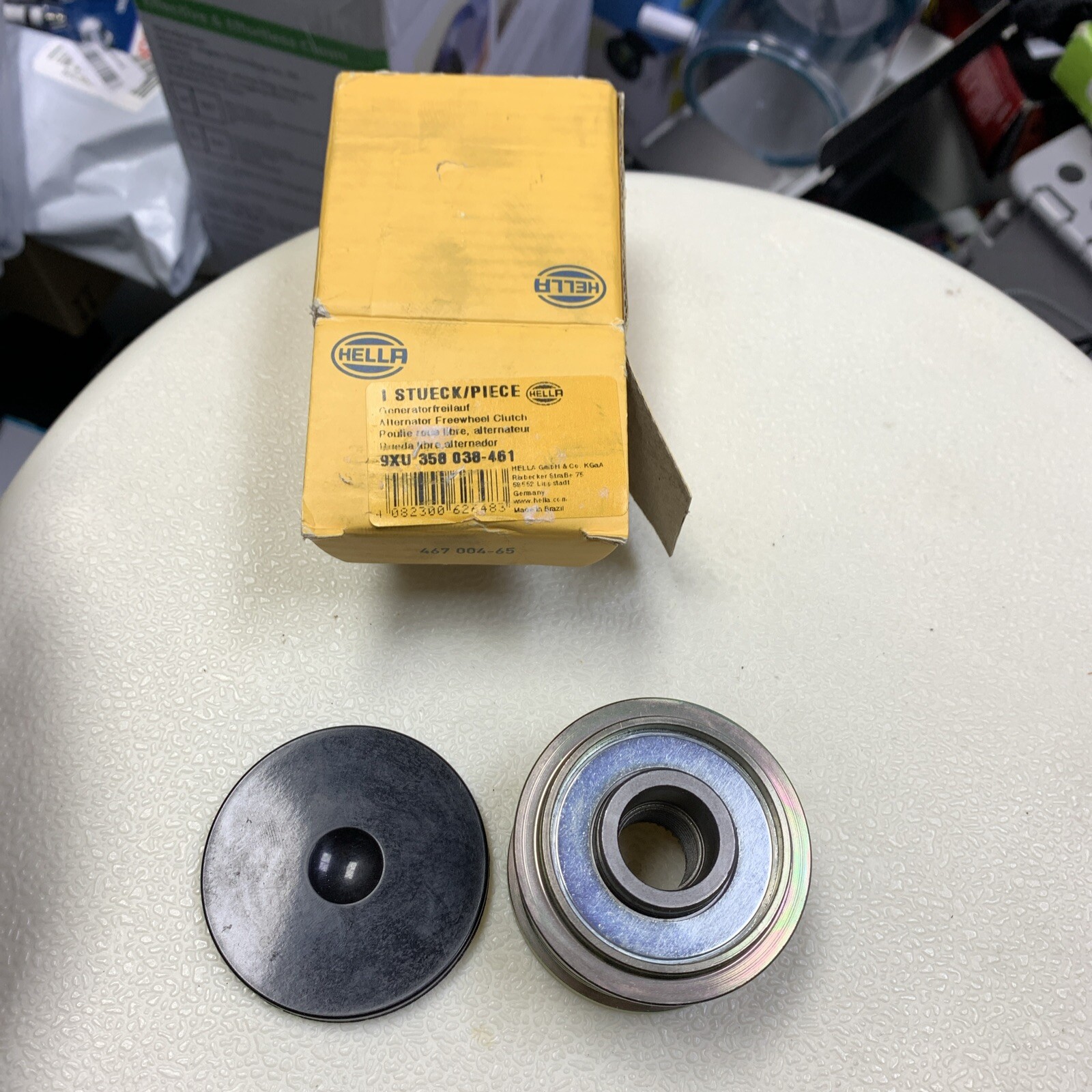 POLEA ALTERNADOR MOTOR 9XU 358 038-461 HELLA NUEVO OE REPUESTO