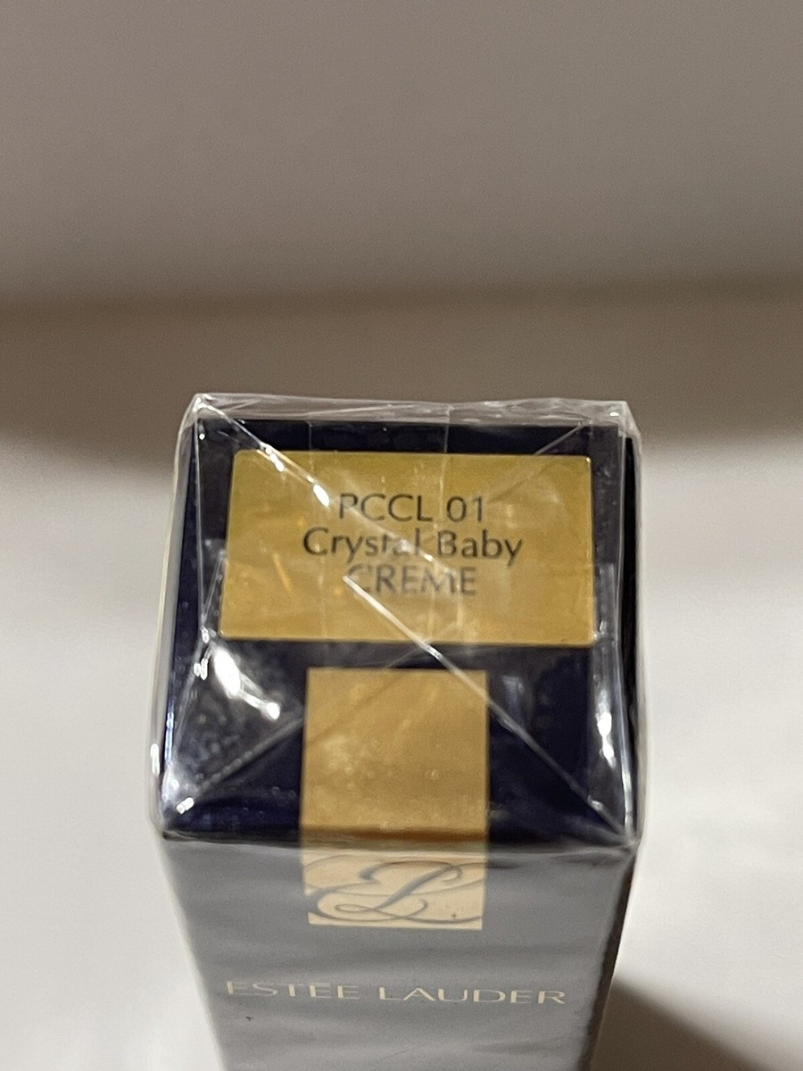 Estée Lauder *RARE* Pure Color Crystal Baby Crème Lipstick 01 Size
