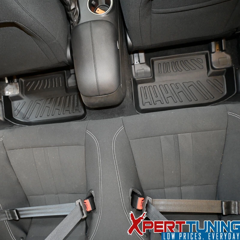 For 15-24 Ford Mustang Floor Mats 3D Molded All Weather Liners TPE Carpet Black Foto 4 de 4