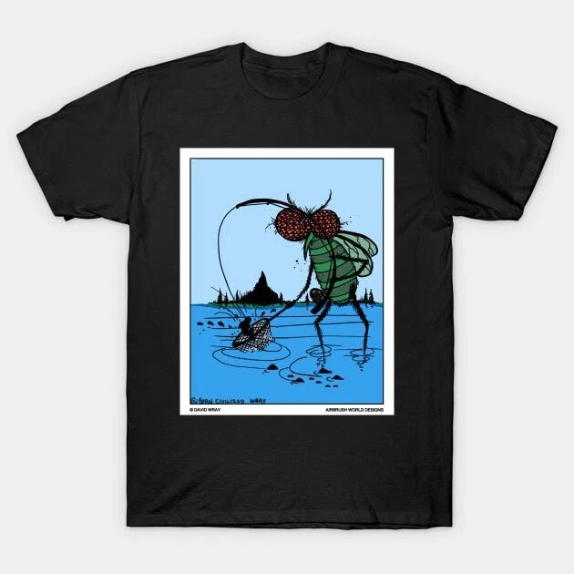 Fly Fishing Funny Fisherman Novelty Gift Made in Australia T-Shirt