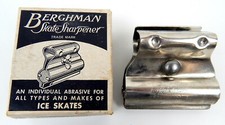2A BERGHMAN Skate Sharpener Kit Mint In Box Hockey Skating VINTAGE