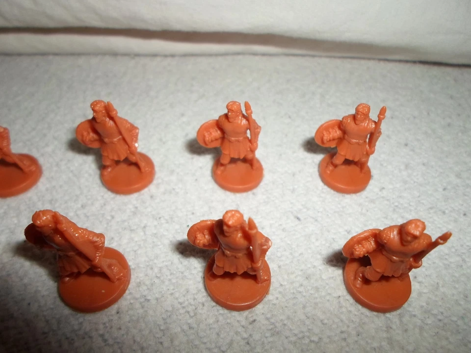 *Part Only* Risk GodStorm Board Game lot 10 Norse Red Brown Soldiers Replacement - Image 4 of 4