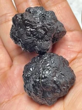 100gLimonite& Hematite pseudomorph after Marcasite - Prophecy Stone v66