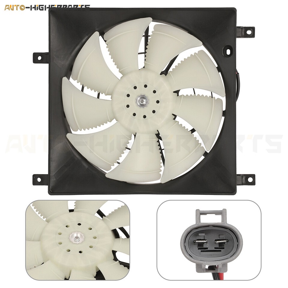 For 2007 2013 Suzuki Sx4 Passenger Ac Condenser Cooling Fan Assembly 