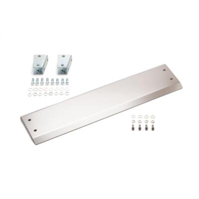 Silver skid plate with reinforced bracket for Jimny JB23 JB33 JB43