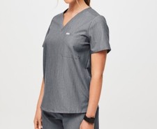 Figs Graphite Gray Scrub Set XXS