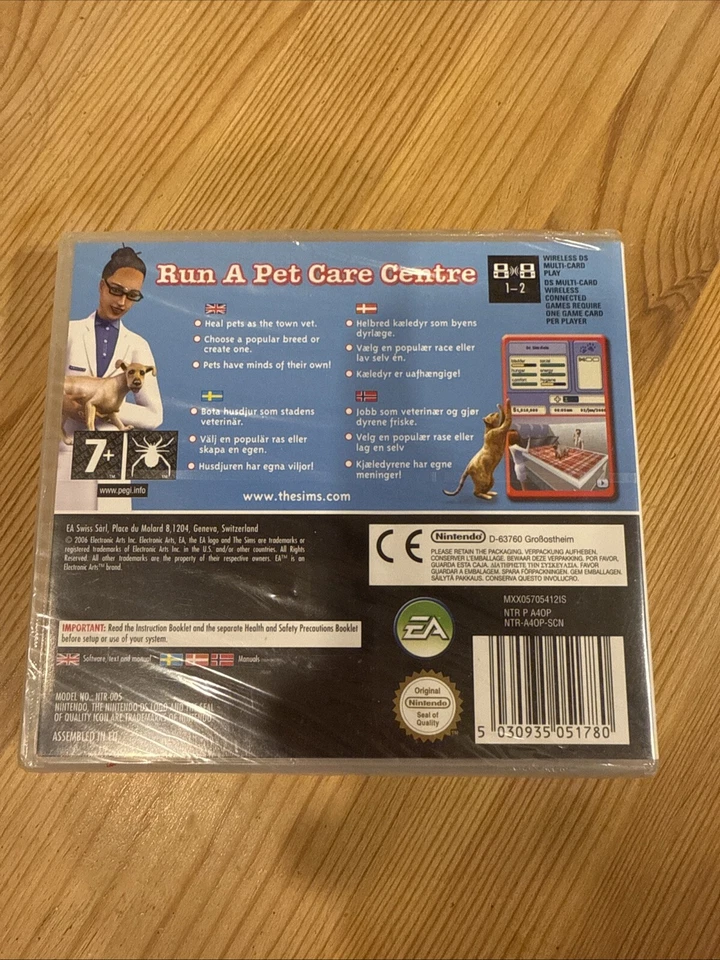The Sims 2: Pets (Nintendo DS, 2006)  *Brand New And Sealed* - Image 2 of 2