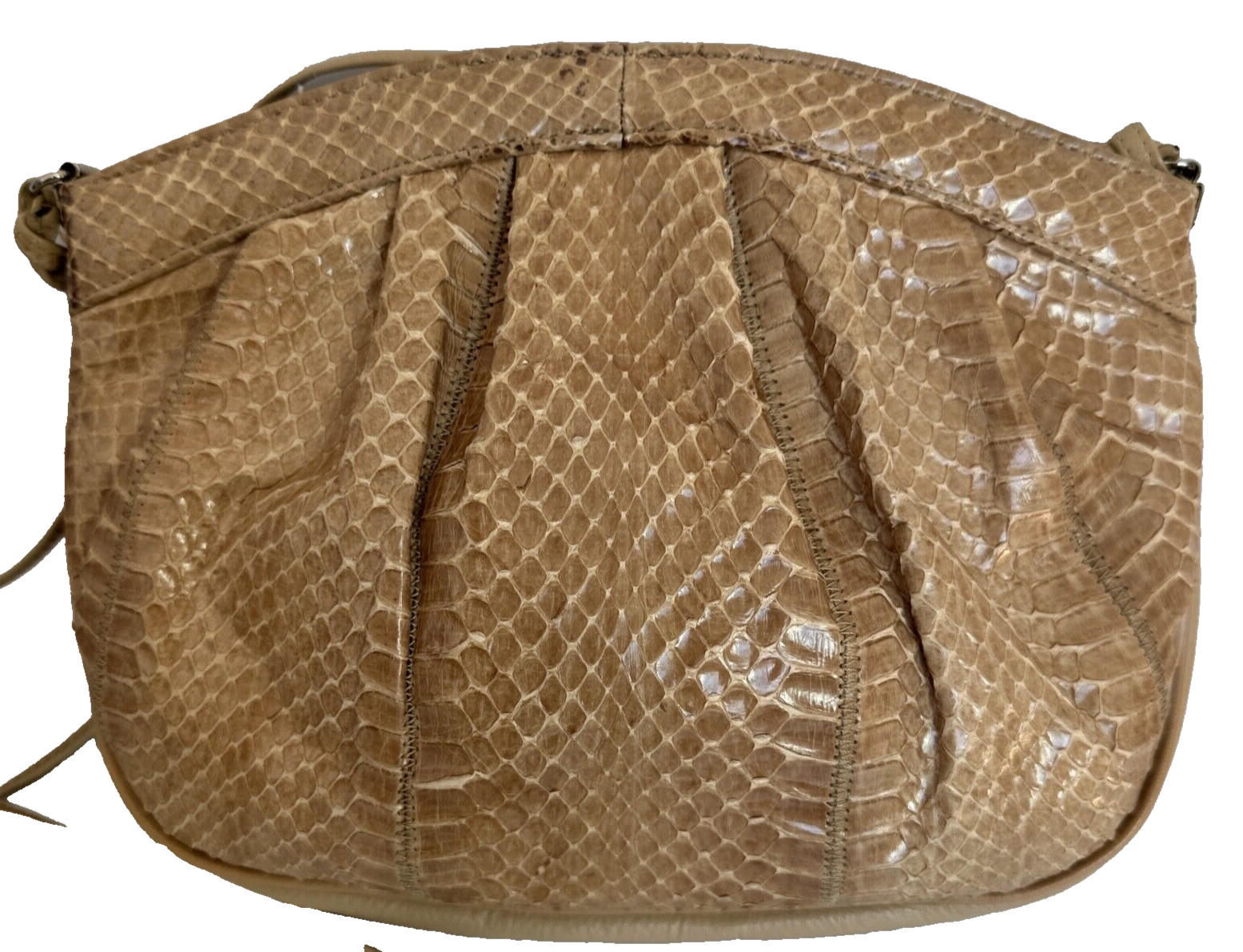Palizzio  Python Snake Leather Clutch Crossbody P… - image 3
