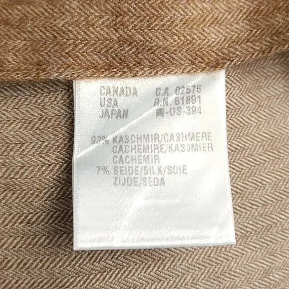 Escada Herringbone Five Button Down Cashmere/Silk… - image 9