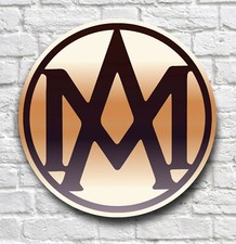 ASTON MARTIN 1921-1926 AUTO ABZEICHEN EMBLEM GARAGE WANDSCHILD PLAKETTE VANTAGE DB9 DB4
