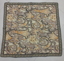 Esprit Retro Paisley Floral Print Silk Scarf ...