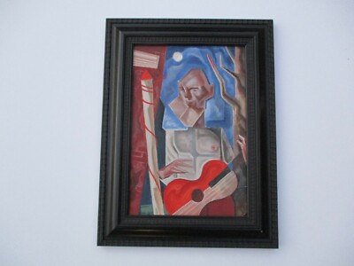 WILLIAM MCCANCE 1940'S VINTAGE  MODERNIST PAINTING EXPRESSIONIST CUBIST CUBISM 