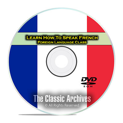 Learn How To Speak French, Fast & Easy Foreign Language Training Course, DVD D93
