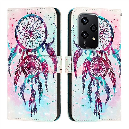 Case for Honor 200 Pro X6B Nova 12i 11 3D Painting Flip Wallet Stand Phone Cover - Picture 20 of 20