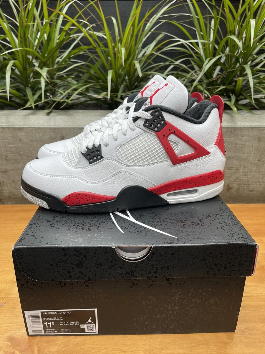 Size 11.5 - Nike Air Jordan 4 Retro Red Cement DH6927-161 Size 11.5 - Nike Air Jordan 4 Retro Red Cement DH6927-161