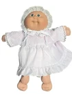 Cabbage Patch Doll 1984 Baby Girl Bald Green Eyes Dimple COLECO 14" Preemies