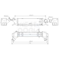 LadeluftküHler FüR Hyundai H-1 Cargo Travel 08- 281904A481