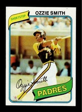 1980 Topps #393 OZZIE SMITH San Diego Padres 2nd Year Card NrMT