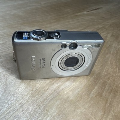 Canon Digital IXUS 60 Camera  - 6.0 Mega Pixels - *FOR PARTS* Tested* Read*