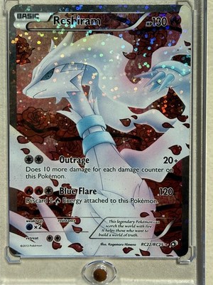Reshiram #RC22 Pokemon Legendary Treasures Full Art Holographic