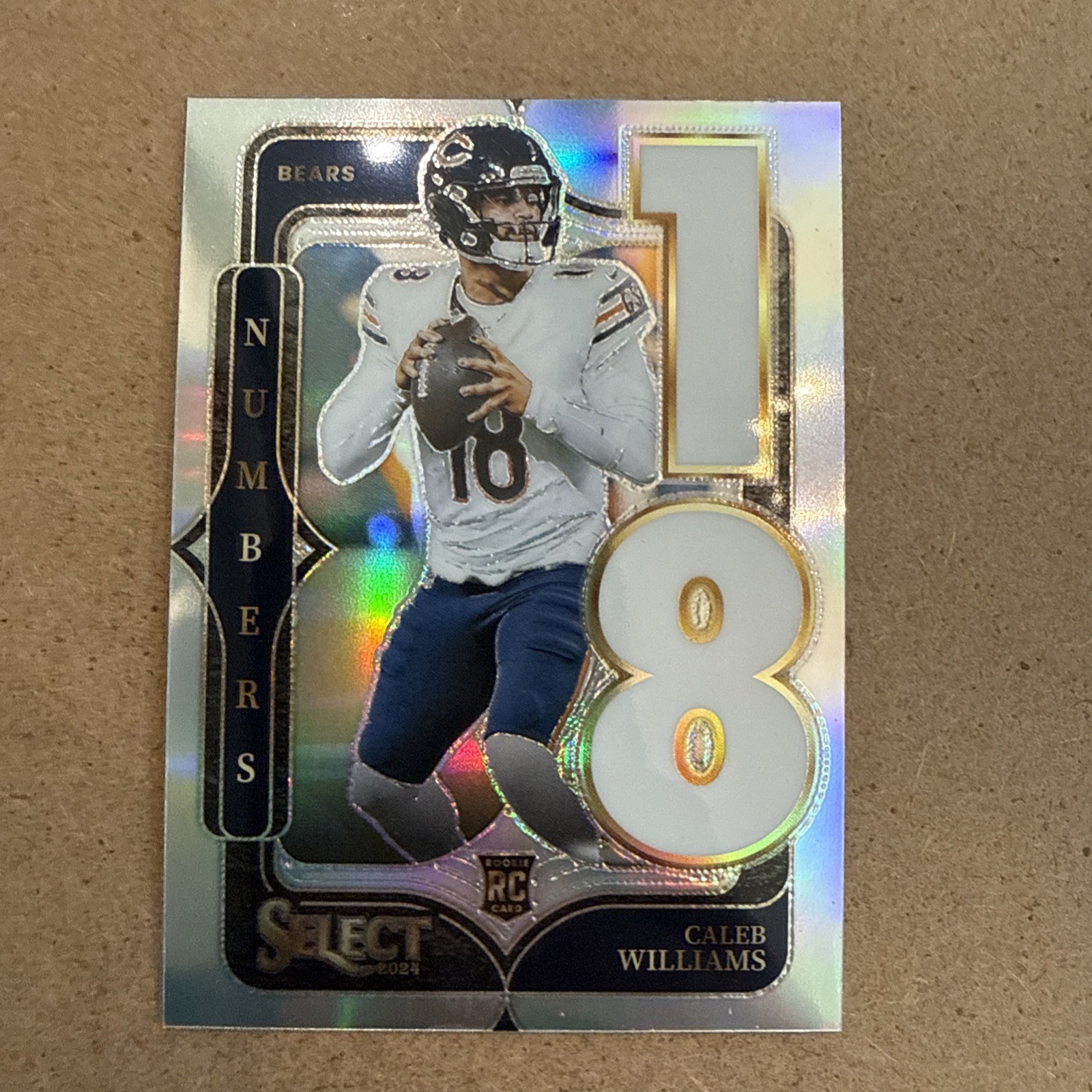 2024 Select Caleb Williams Silver Prizm Numbers RC SSP “Very Rare” 👀🔥