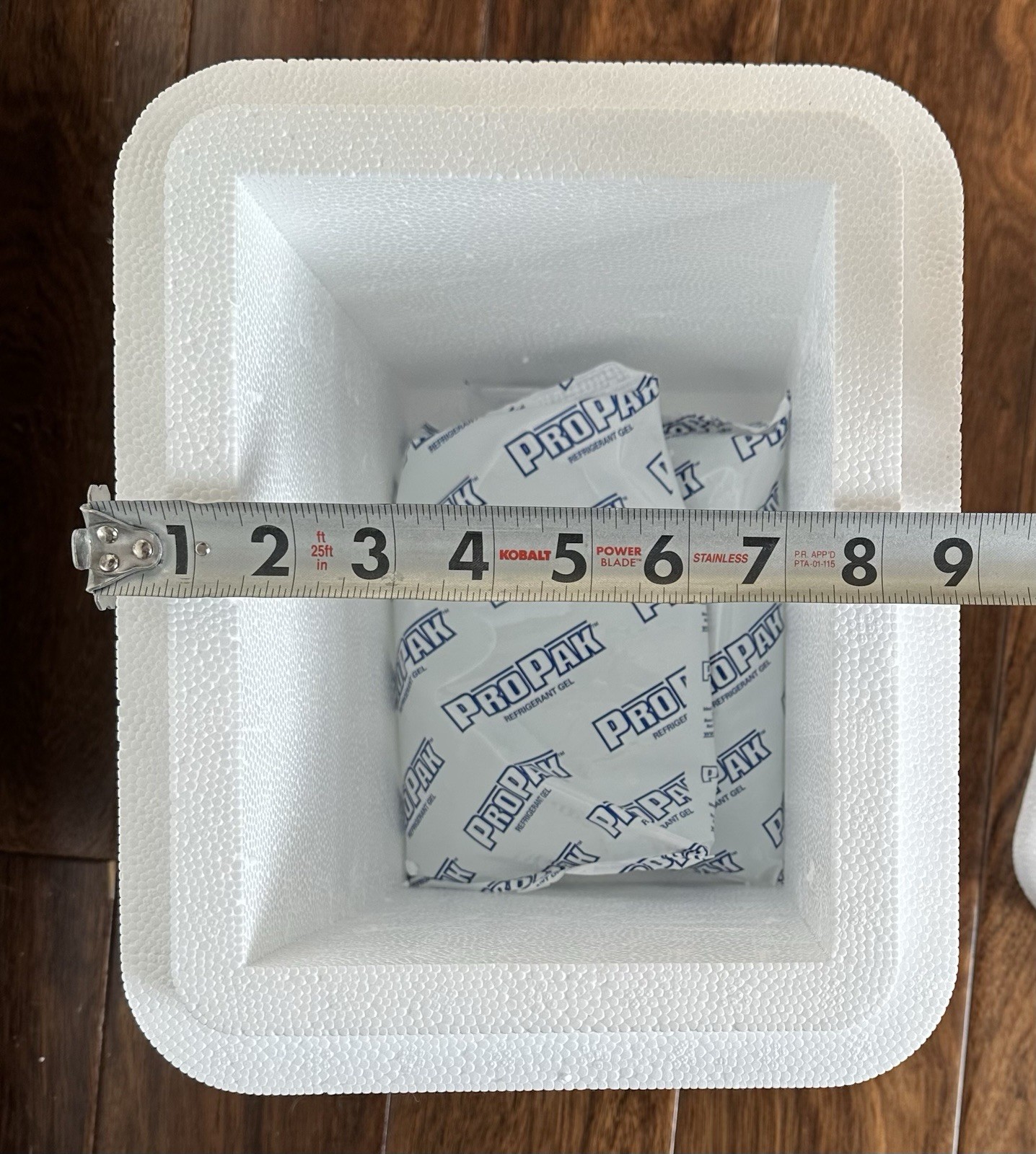 Thermosafe Insulated Shipper Styrofoam Cooler 12 x 11x 9 w/free Polar Packs