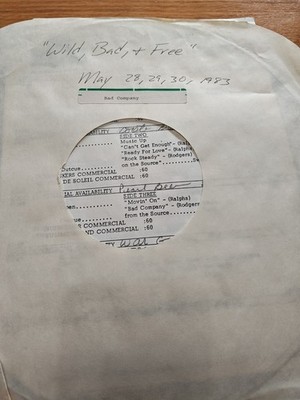 The Source Wild, Bad, Ampersand Free Bad Company 5/28, 29, 30/83 NBC Show #83-21