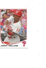 2013 TOPPS PHILLIES STAR SHORTSTOP JIMMY ROLLINS