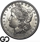 1881-O Morgan Silver Dollar Coin, Choice AU++