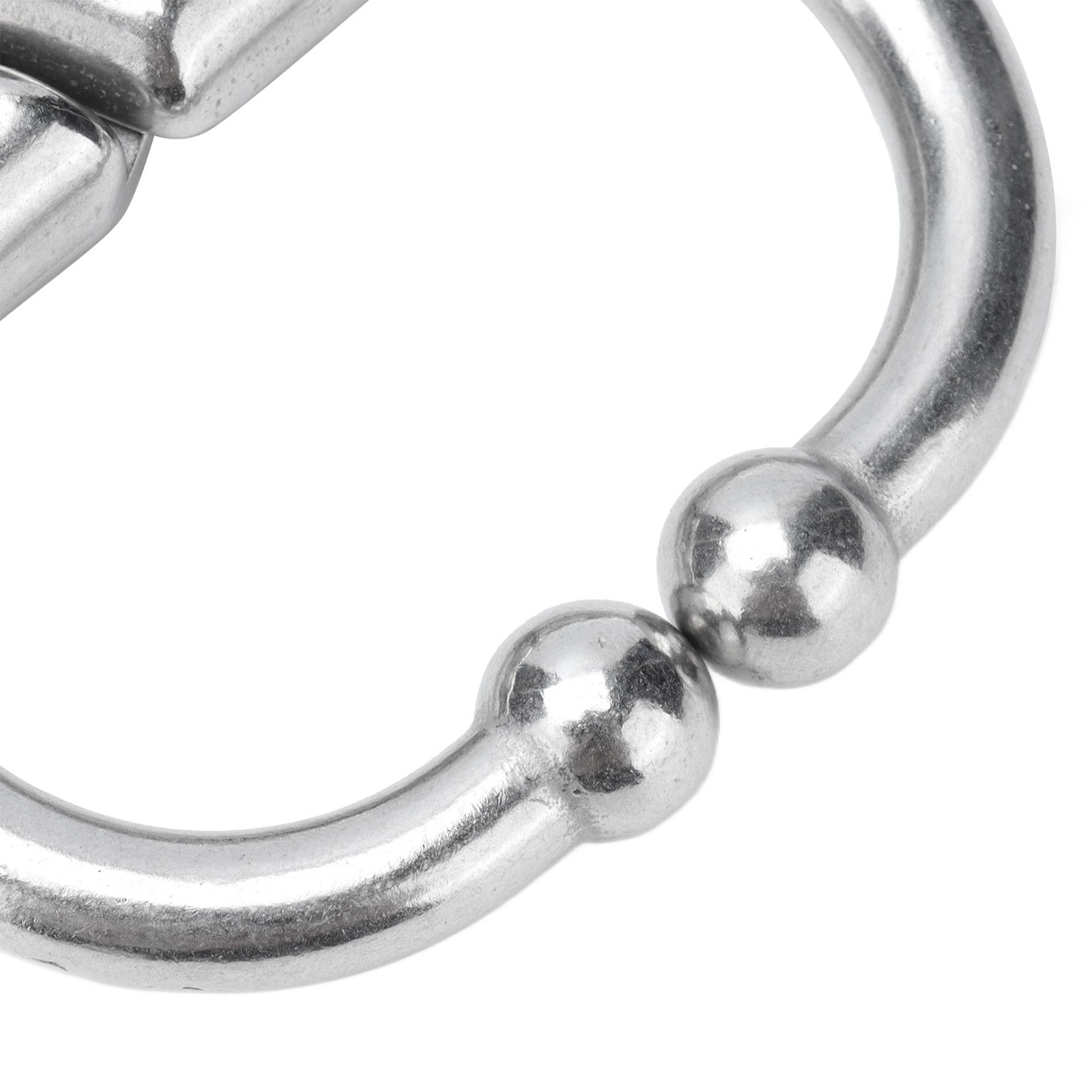 (Small W Spring Bull Nose Ring)ACOGEDO Cattle Nose Ring Stainless Steel - Spring